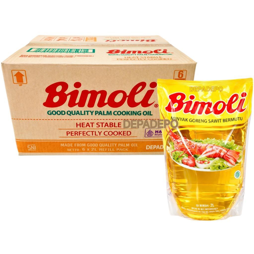 minyak goreng bimoli 2 liter 1 dus