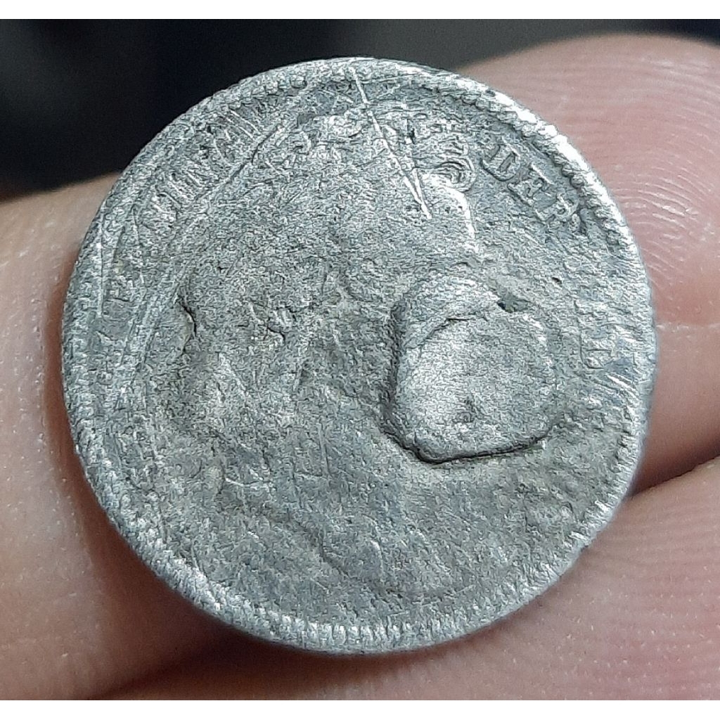 Koin Perak Kwart Gulden Willem I 1840