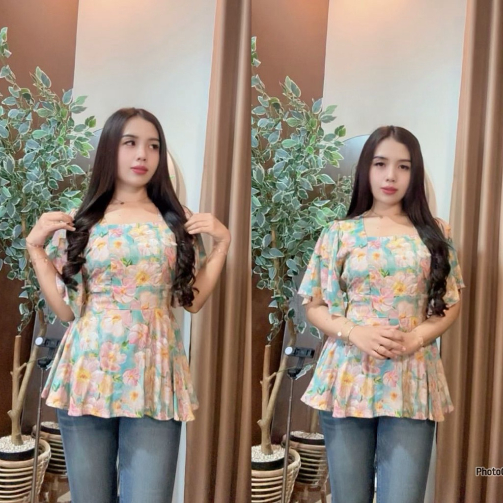 Selina Sabrina Top | Top Sabrina | Top Kekinian