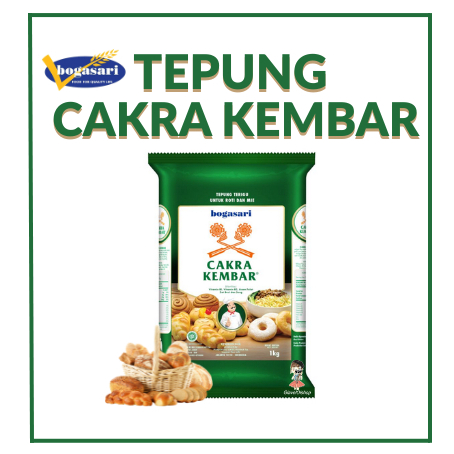 TEPUNG TERIGU BOGASARI / TEPUNG CAKRA KEMBAR / BOGASARI CAKRA KEMBAR