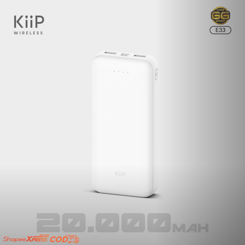 POWER BANK KIIP 10.000MAH E33 DUAL INPUT