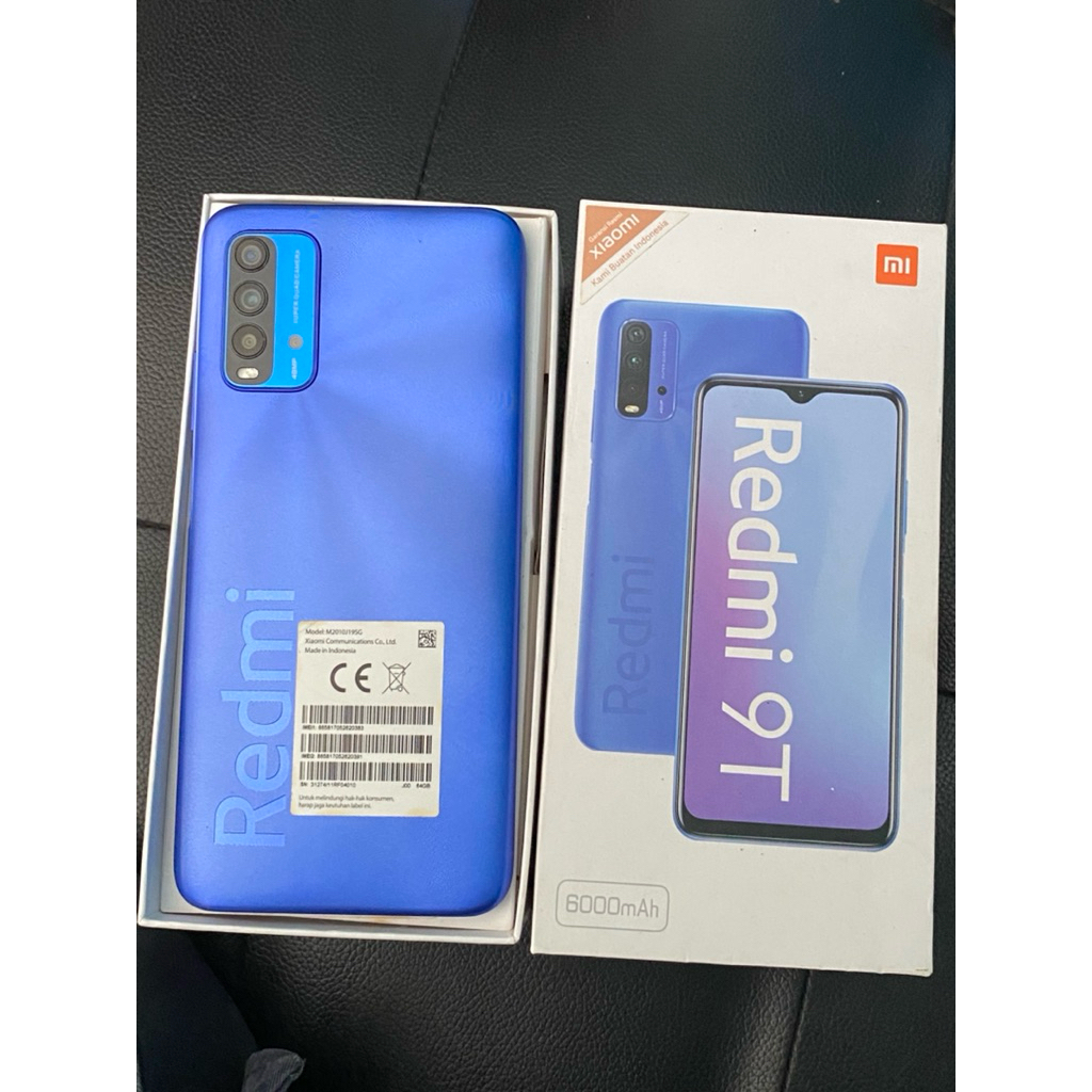 Redmi 9T 4/64 gb fullset mulus second