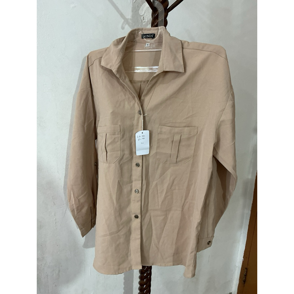 PRELOVED BLOUSE COKLAT