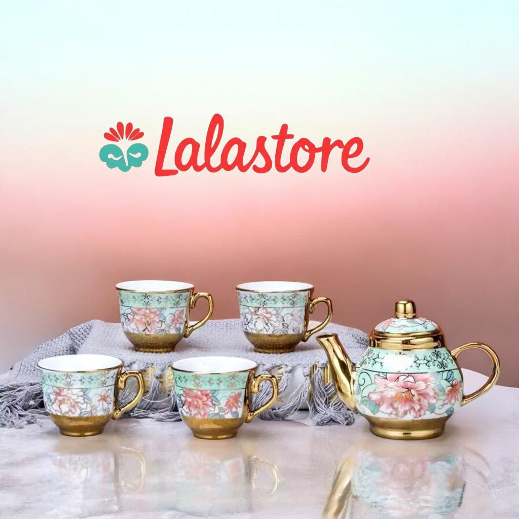 Teapot Set, Teko set cangkir keramik aesthetic ,  Teapot 3in1 , Teapot keramik, Teko set keramik aes
