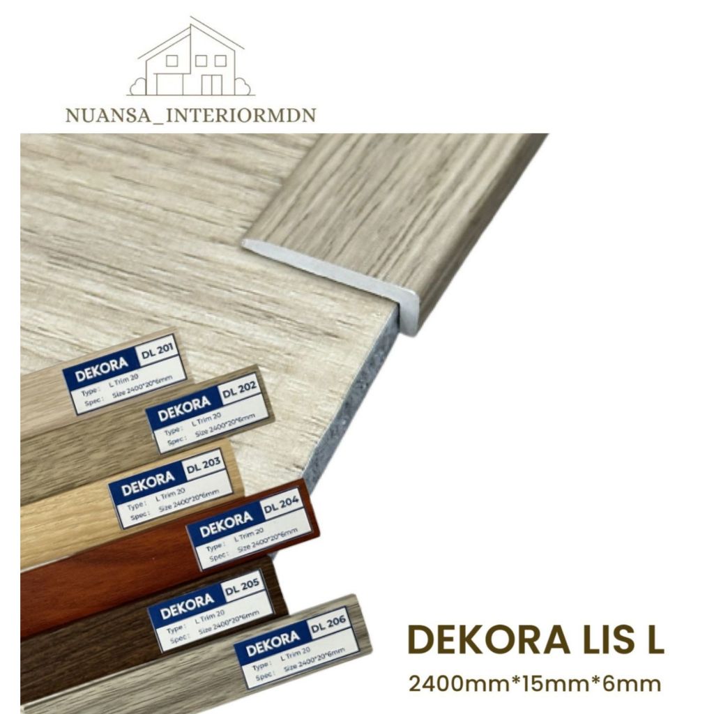 Lis Siku - Lis L - Lis Vinyl/Parkit/SPC - Lis Tangga - Lis Ending Flooring