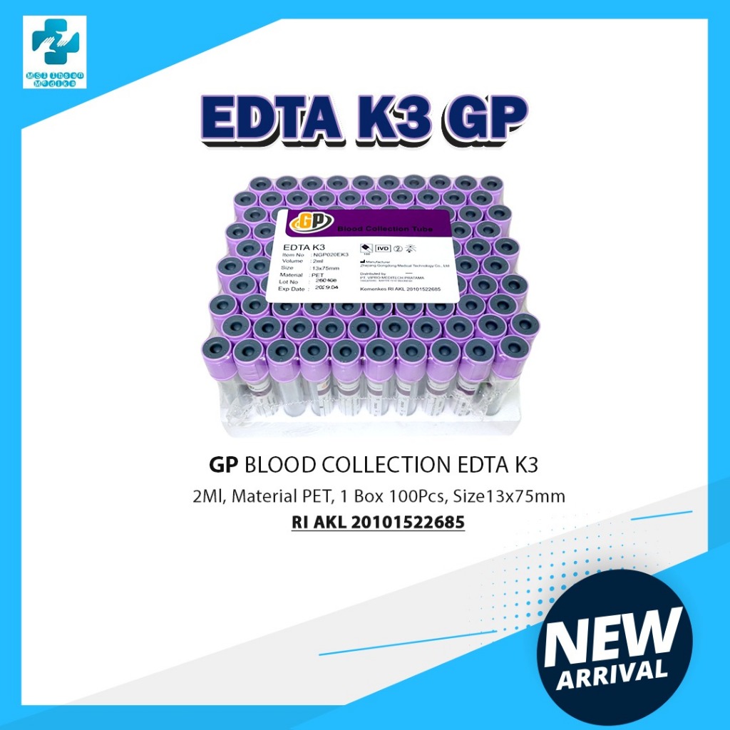 Tabung EDTA K3 2ml PET GP