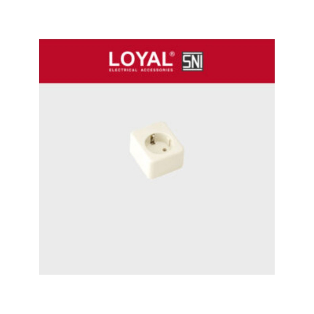 Stop Kontak Loyal Arde 1 Lubang