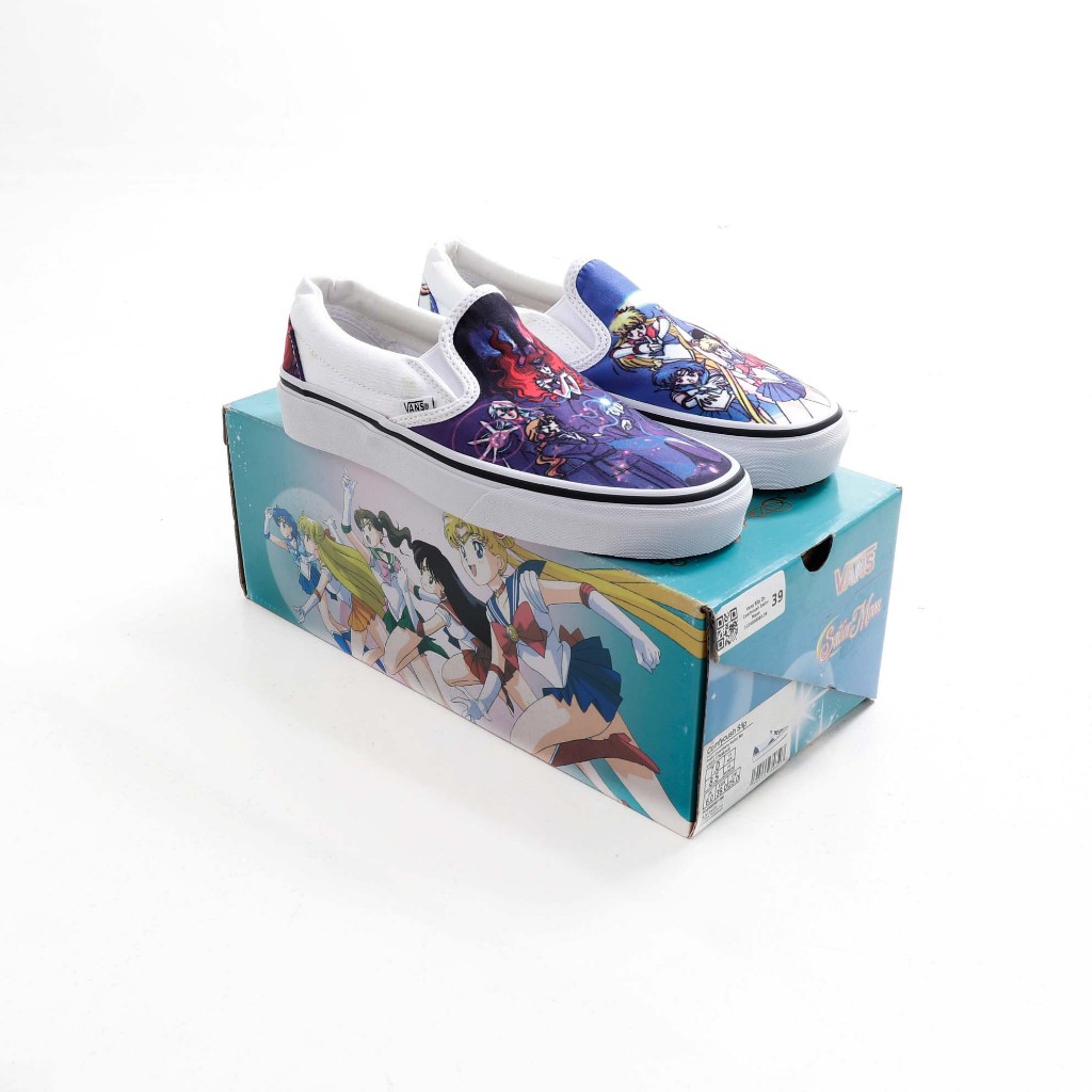 (SLKCK) Sepatu Sneakers Vans Slip On Comfycush Sailor Moon