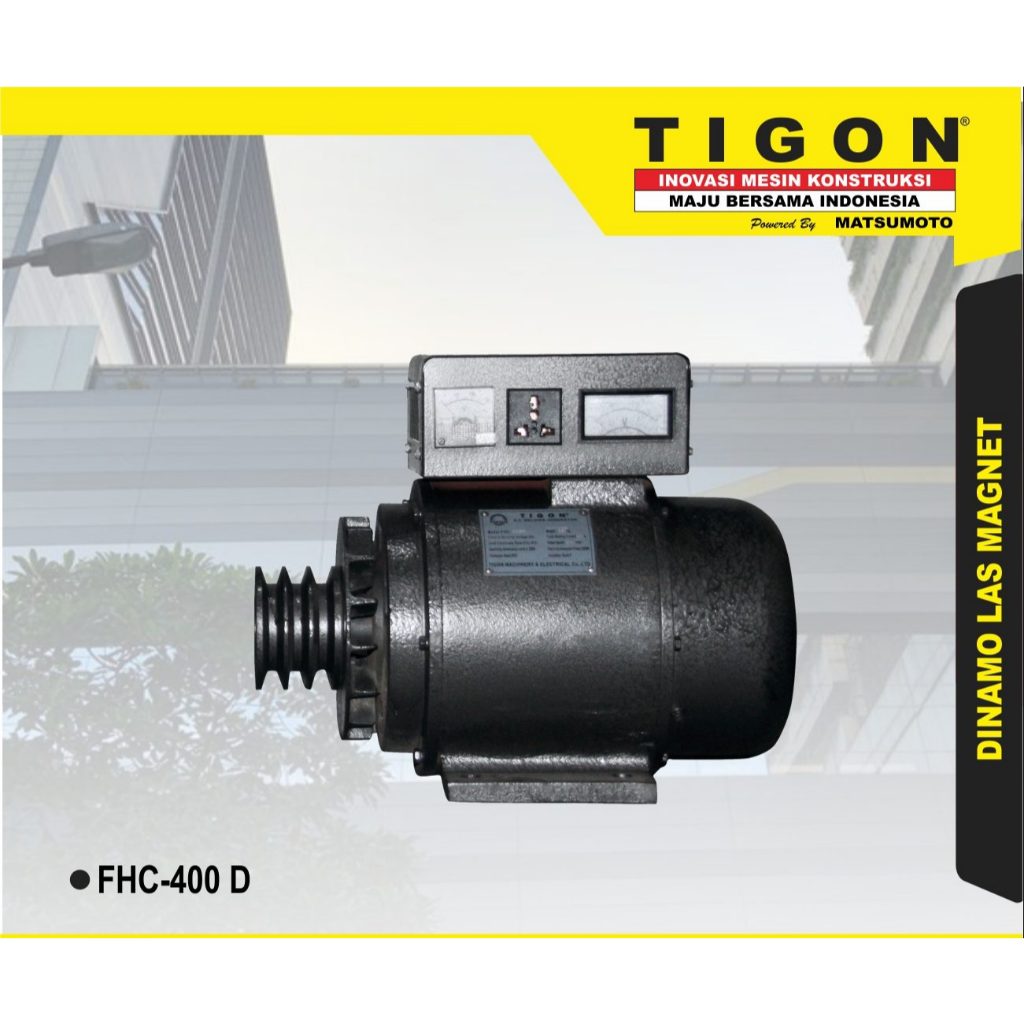 Dinamo Las Magnet AC DC TIGON FHC 350D Welder Generator FHC-350 D