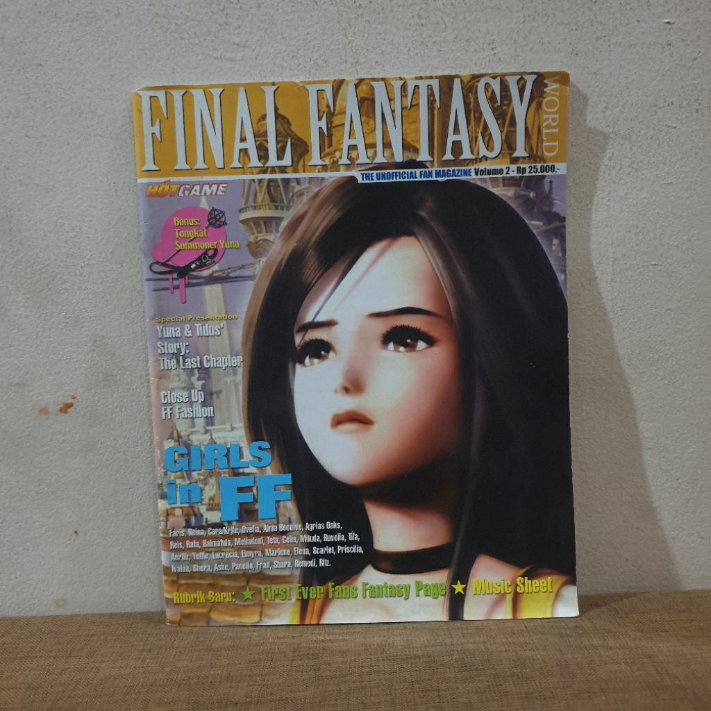 Majalah Game Lokal Hot Game Final Fantasy World vol.2