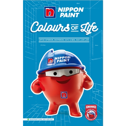 CAT DINDING NIPPON PAINT SATIN GLO