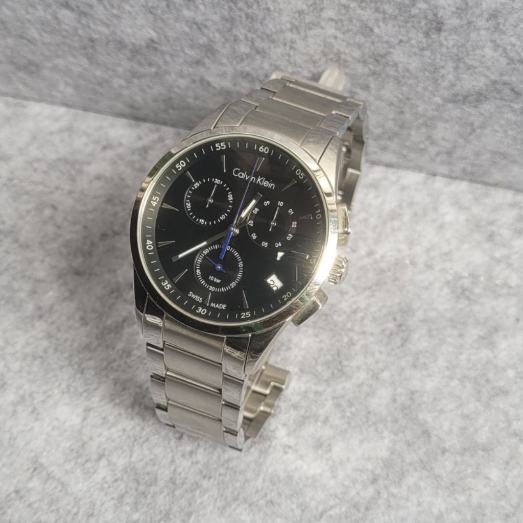 CK Ori Swiss Asli - Jam Tangan Pria Calvin Klein Original Second Mulus