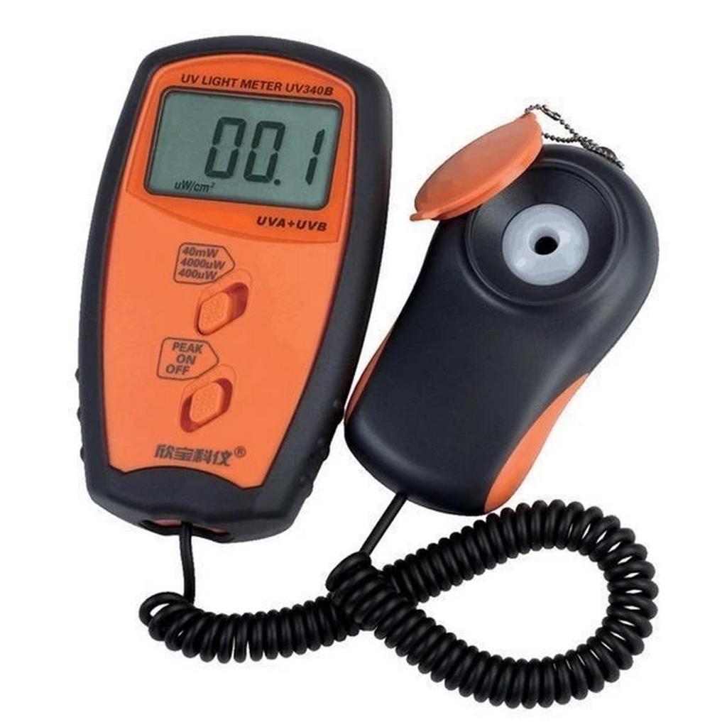 UV Light Meter - Alat pengukur sinar Ultra Violett UV-A & UV-B UVA UVB UV Light Meter