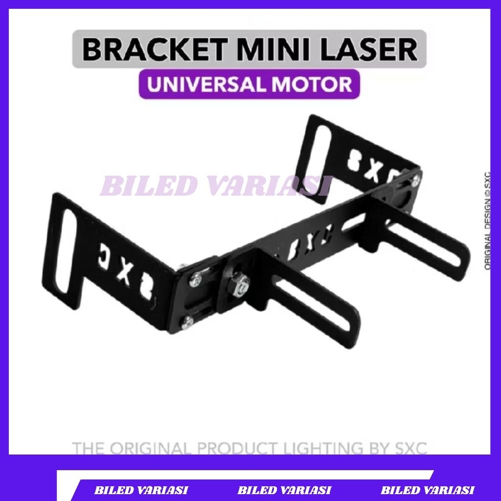 BRECKET KOLONG MOTOR UNIVERSAL MINI LASER 1MATA 2MATA 3 MATA D2 BREKET LAMPU SOROT UNYVERSAL