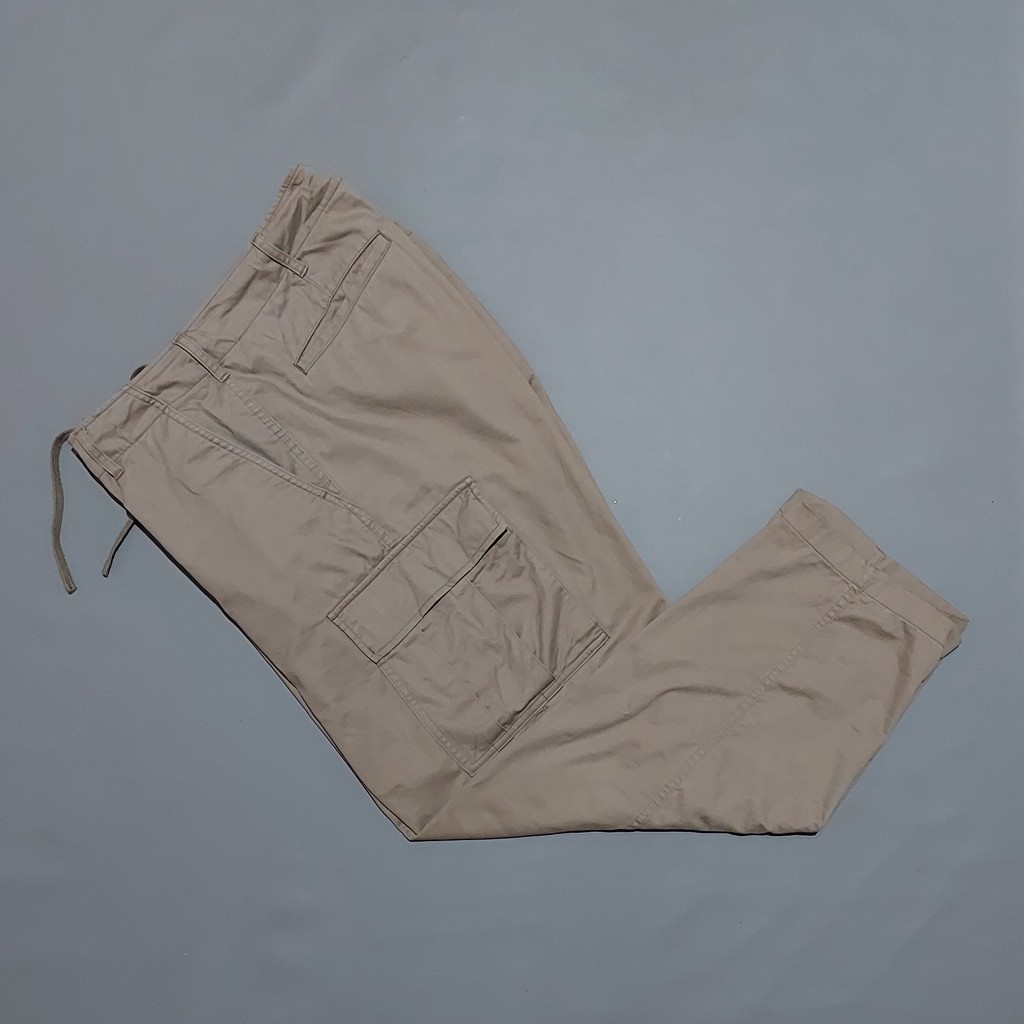 Ready M - L Uniqlo Cargo Pants Original - Beige Khaki