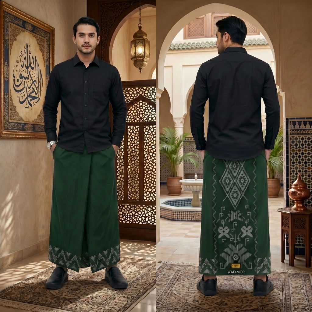 Wadimor Sarung Instan Dewasa Wadimor Putih Polos