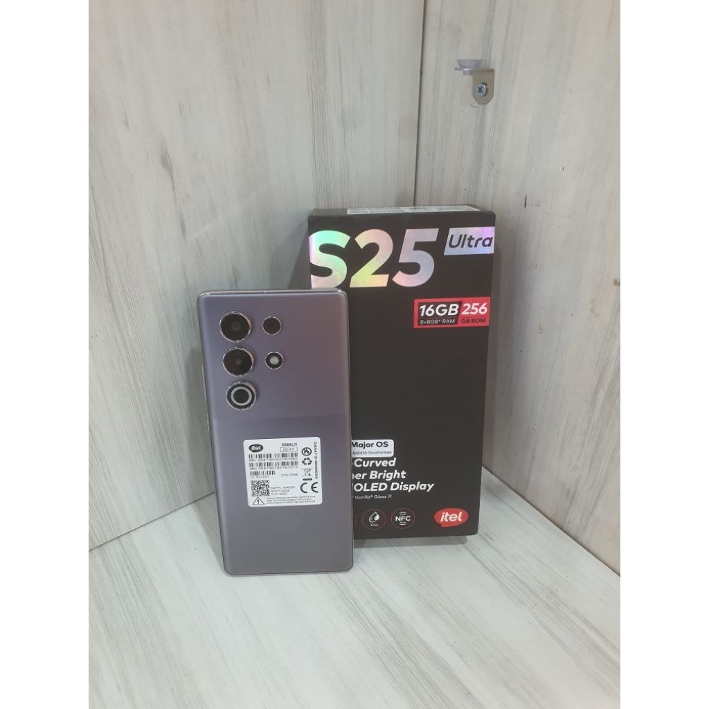 itel s25 ultra 8/256gb second ex garansi resmi