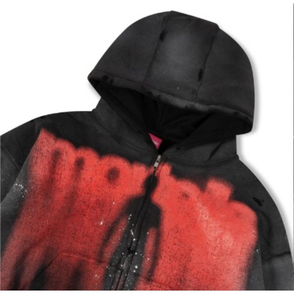 MORTEILS // DECONST HOODIE BLACK // ORIGINAL