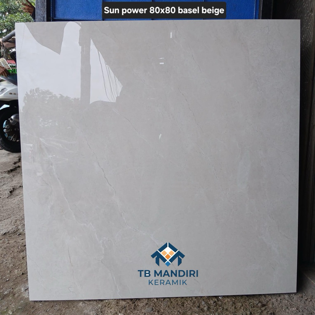 Granit 80x80 Sun Power Basel Beige | Glossy