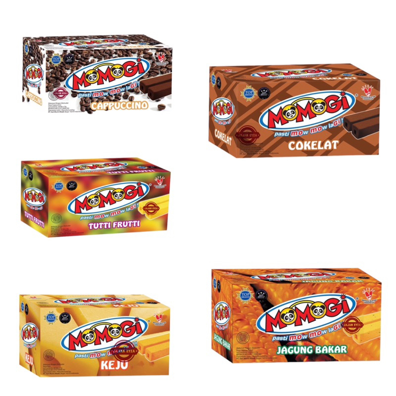 MOMOGI WAFER STICK 500AN KECIL 1 KARTON 12 BOX CAMILAN SNACK ANAK JAJAN MURAH GROSIR