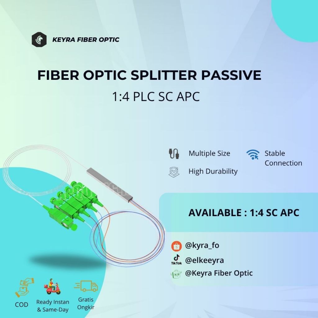 SPLITTER 1:4 SC APC | PASIVVE SPLITER PLC 1:4 SC APC
