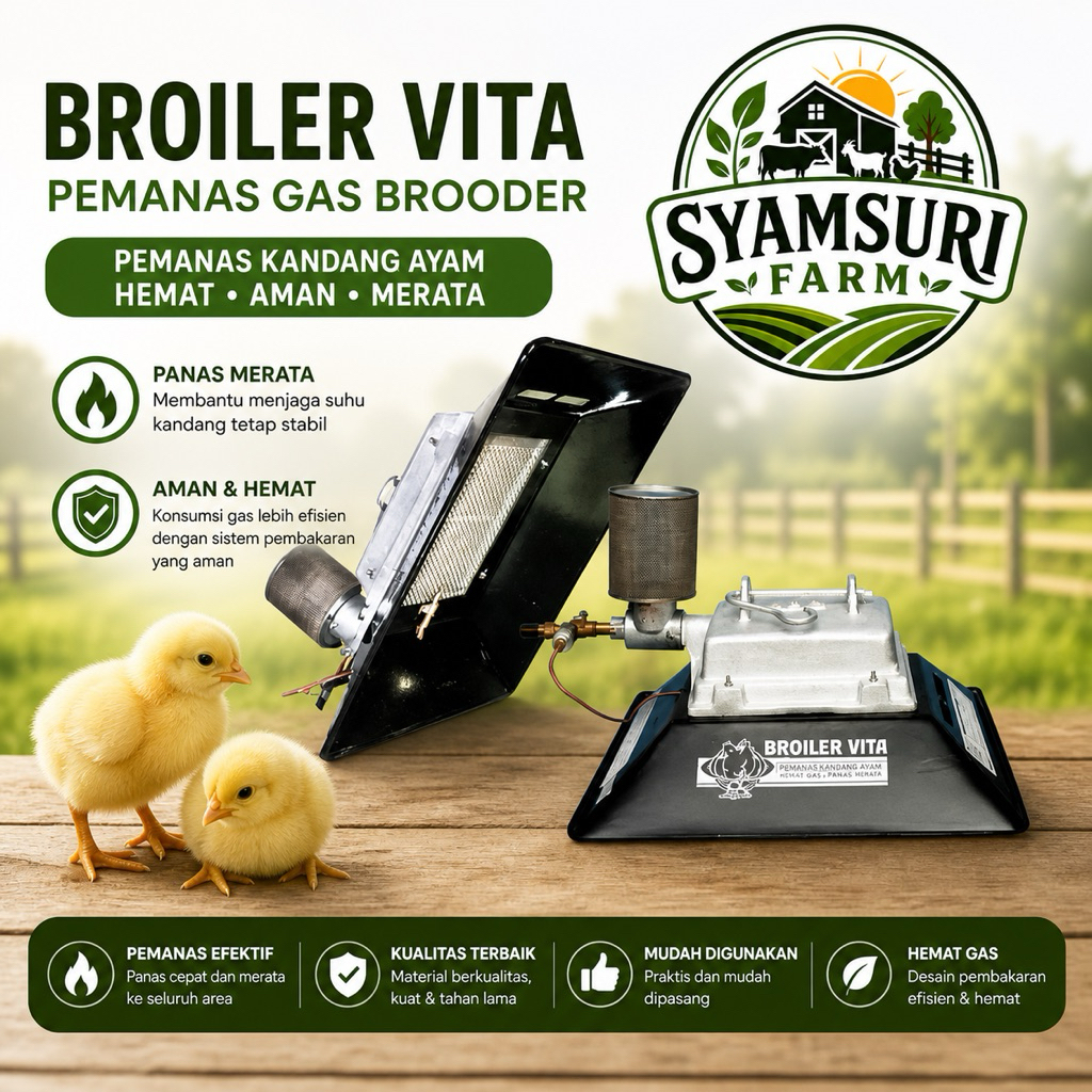 IGM Medion Brooder Gas Pemanas Ayam DOC Original