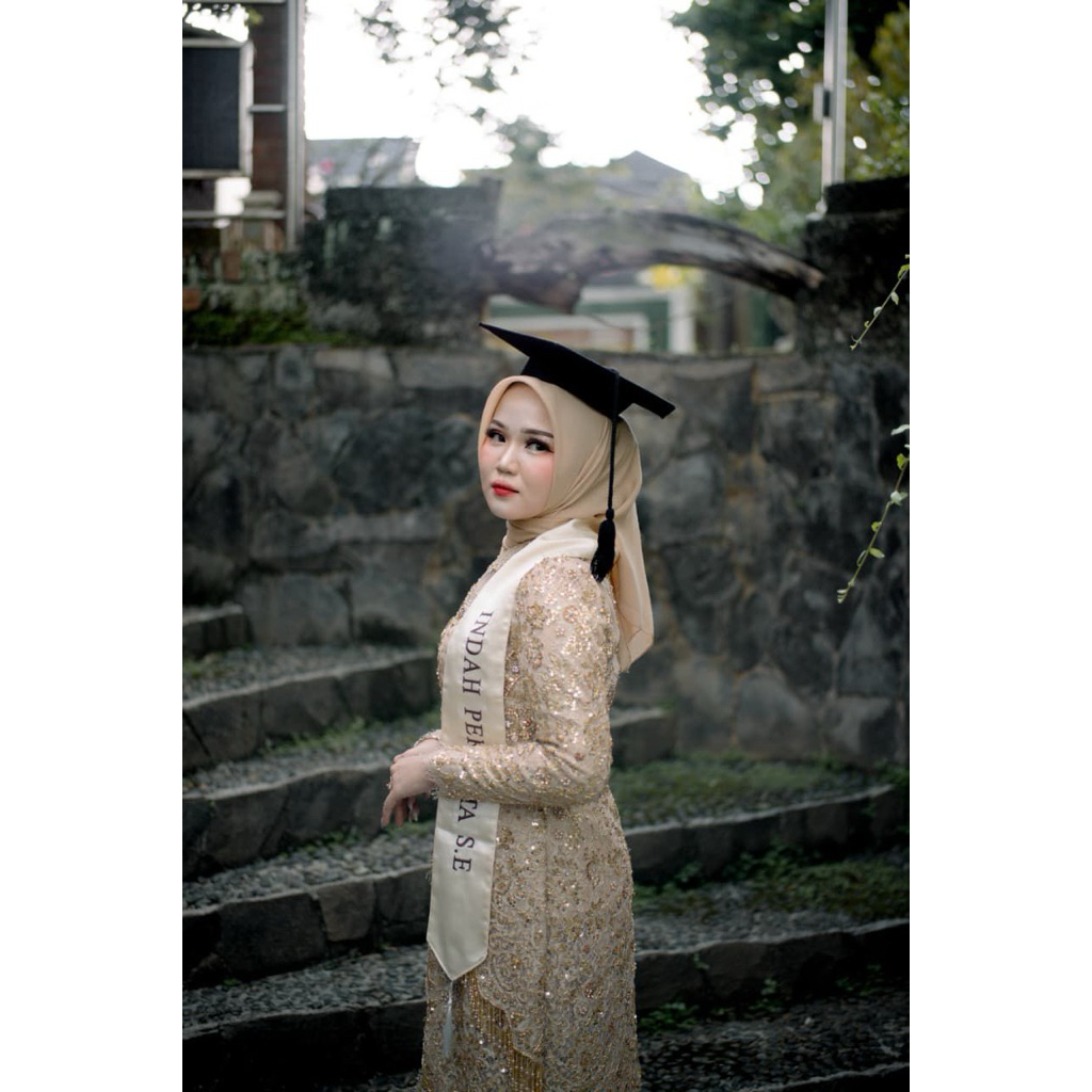 selempang leher satin premium/selempang wisuda