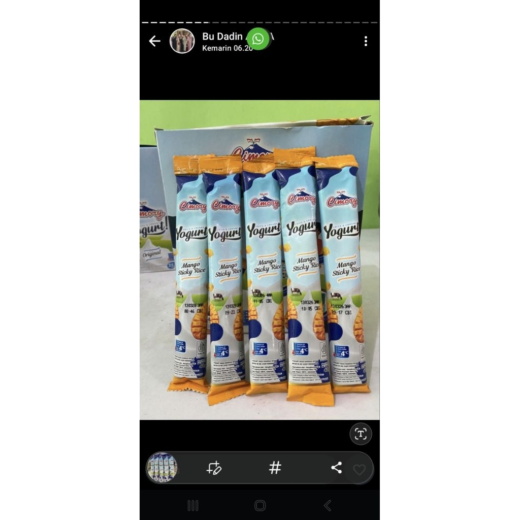 Cimory yogurt Stick 1 pack isi 25pcs