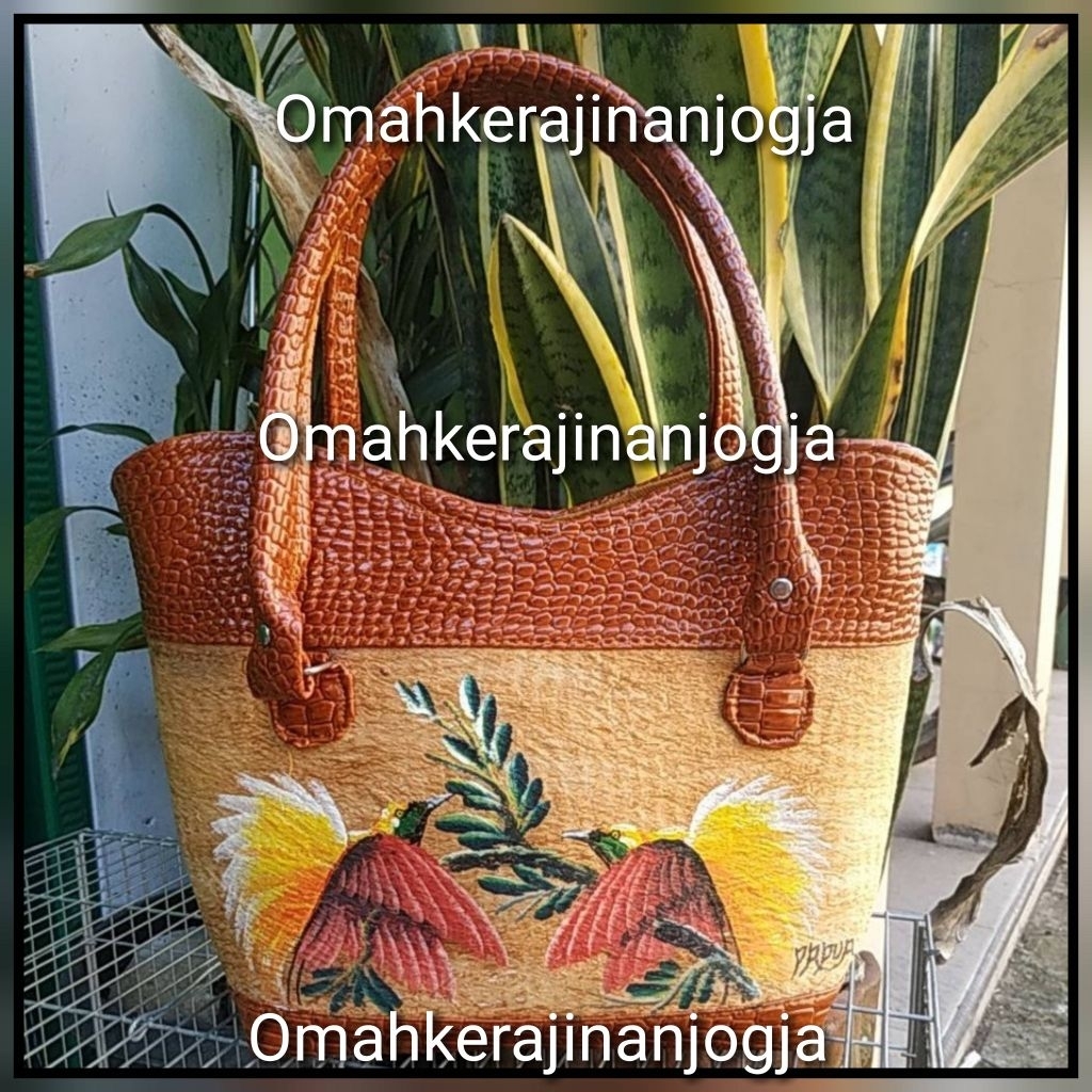 tas kulit kayu papua, tas papua