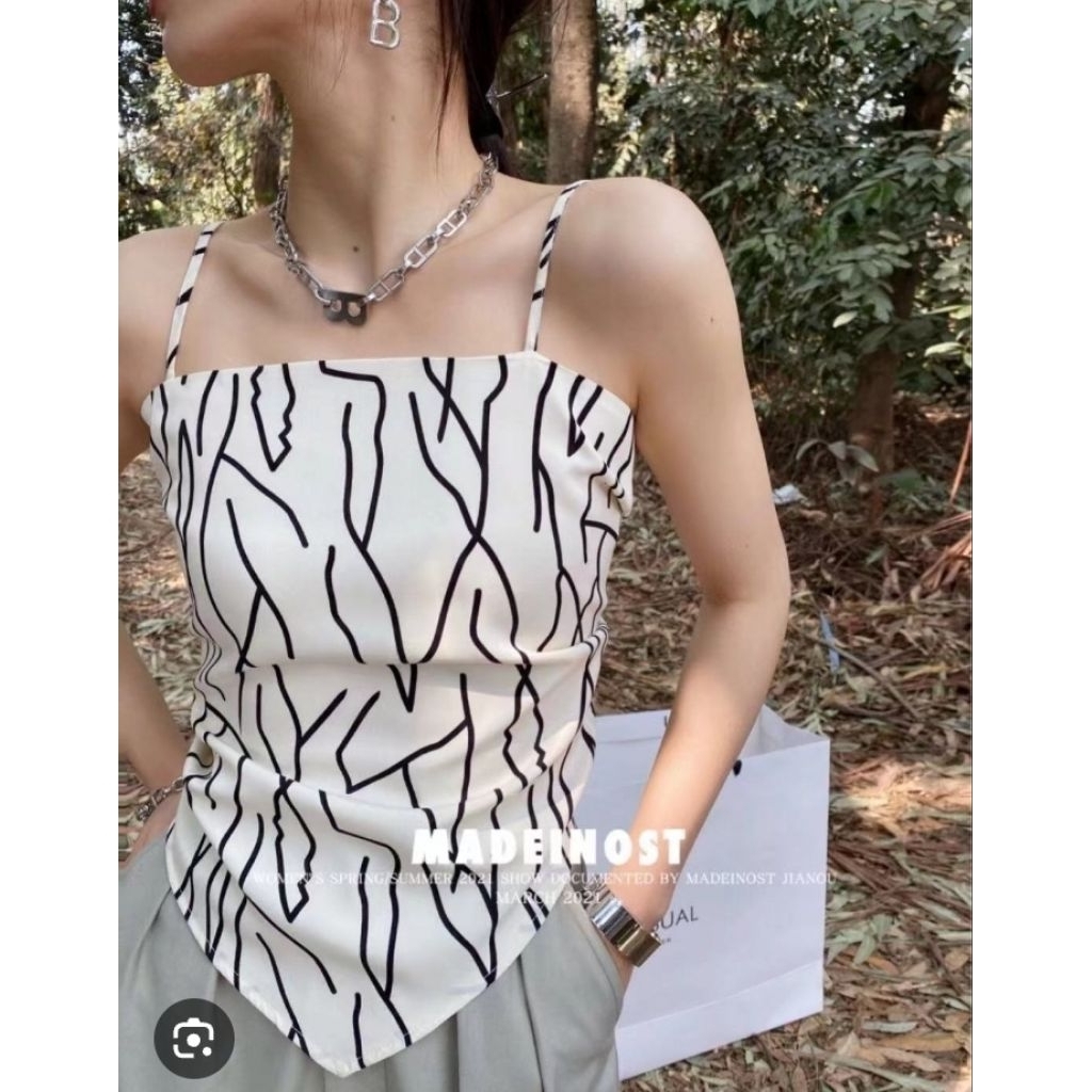 tanktop lucu tali belakang