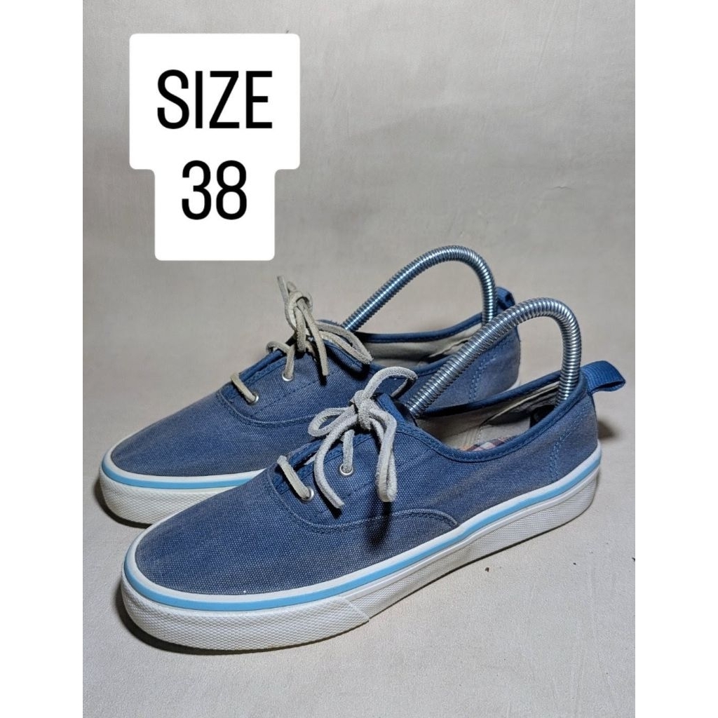 SEPATU PRELOVED SPERRY TOP SIDER CREST CVO RETRO SNEAKERS SIZE 38