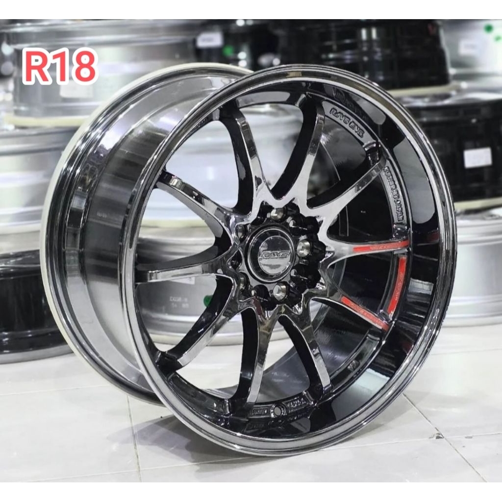 Velg CE28 R18 Black Chrome 5x114