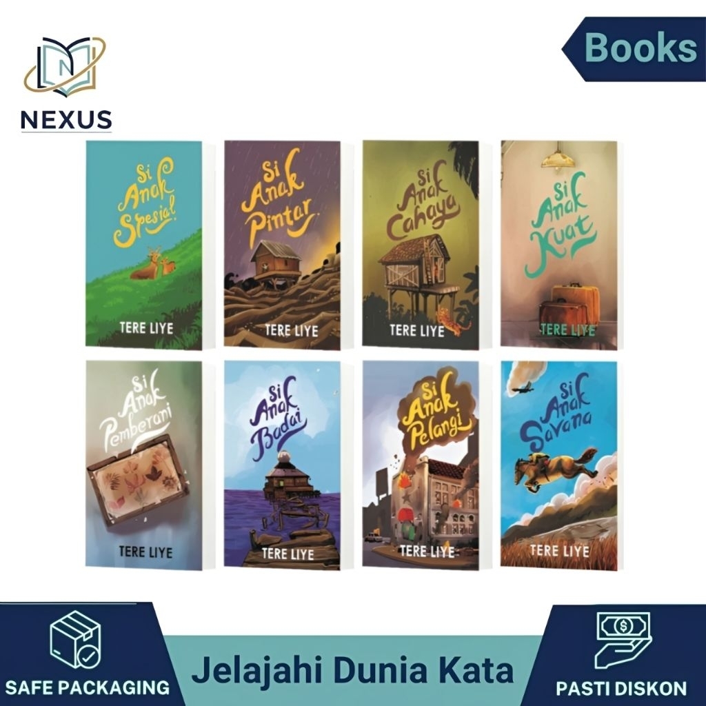 [PAKET LENGKAP] Serial Si Anak - Tere Liye (8 Buku Lengkap)