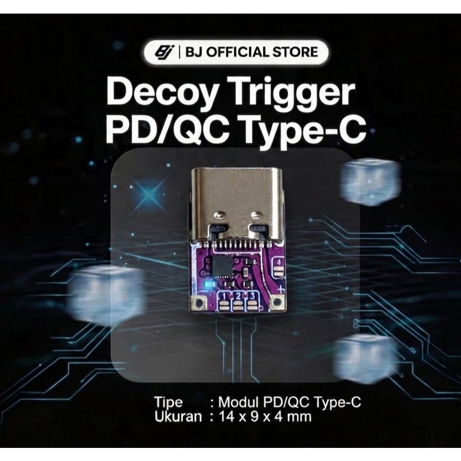 Decoy Trigger PD/QC Mini Low Voltage Jumper (5-20V)