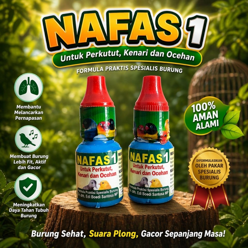 NAFAS 1 drh edi obat burung kicau