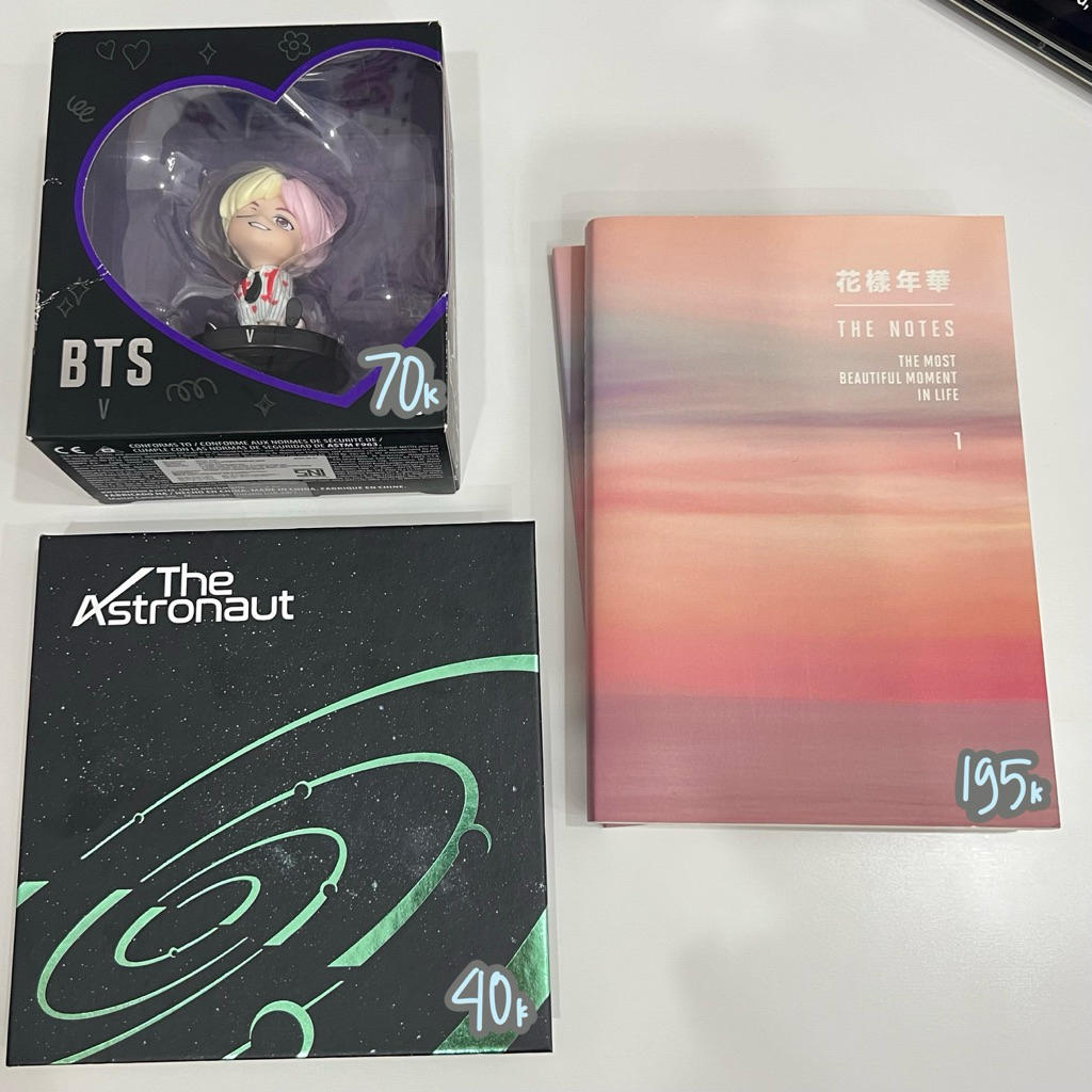 bts hyyh the notes 1 tinytan figure doll idol taehyung v album only jin the astronaut