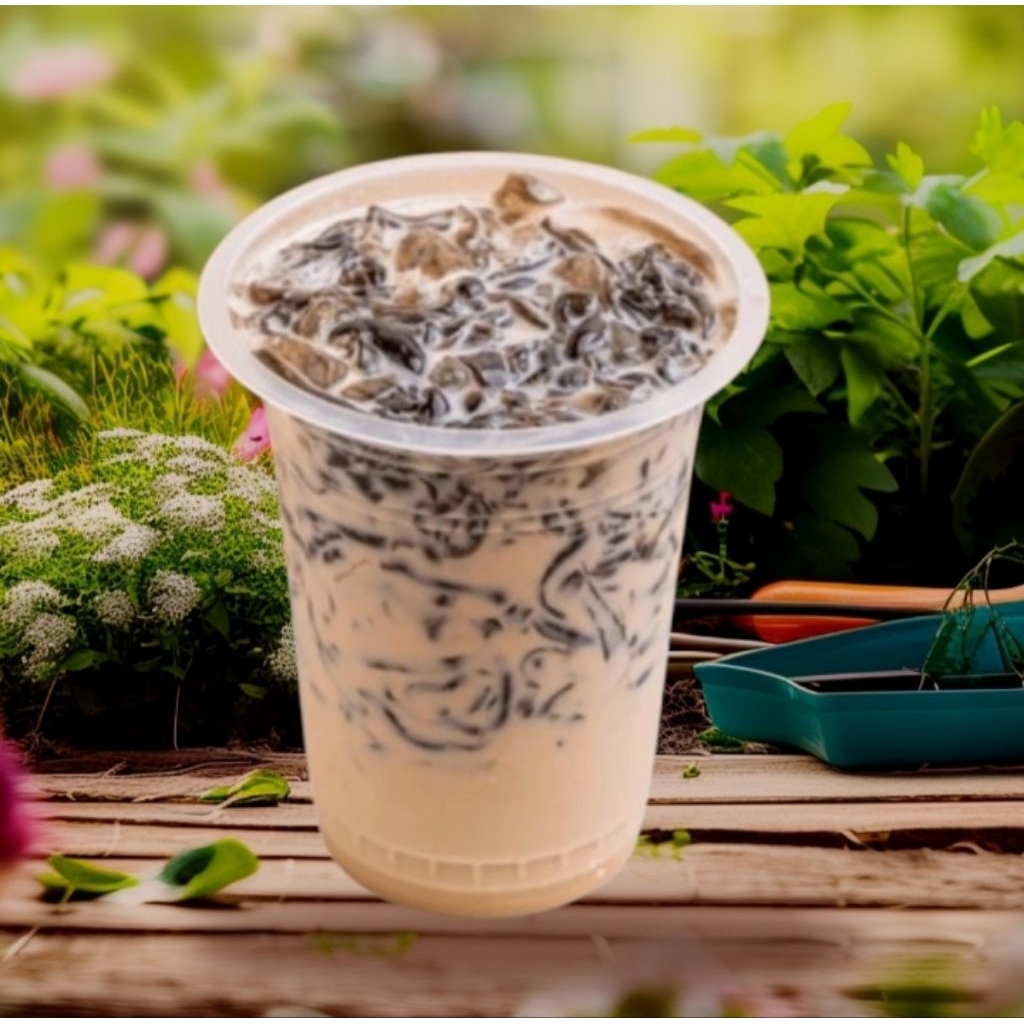 minuman es capucino jelly cincau cup medium 18 oz