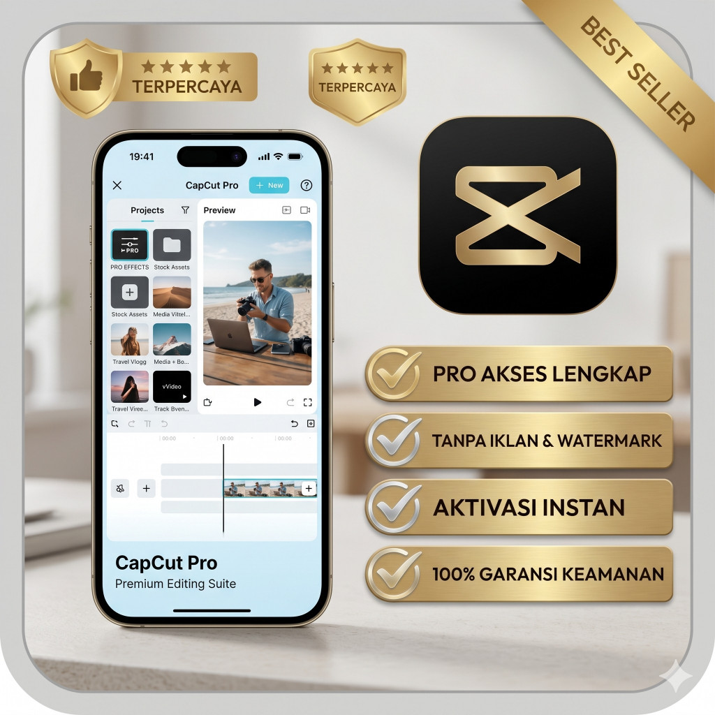 Full Template Jago Capcut Premium Pro 2026
