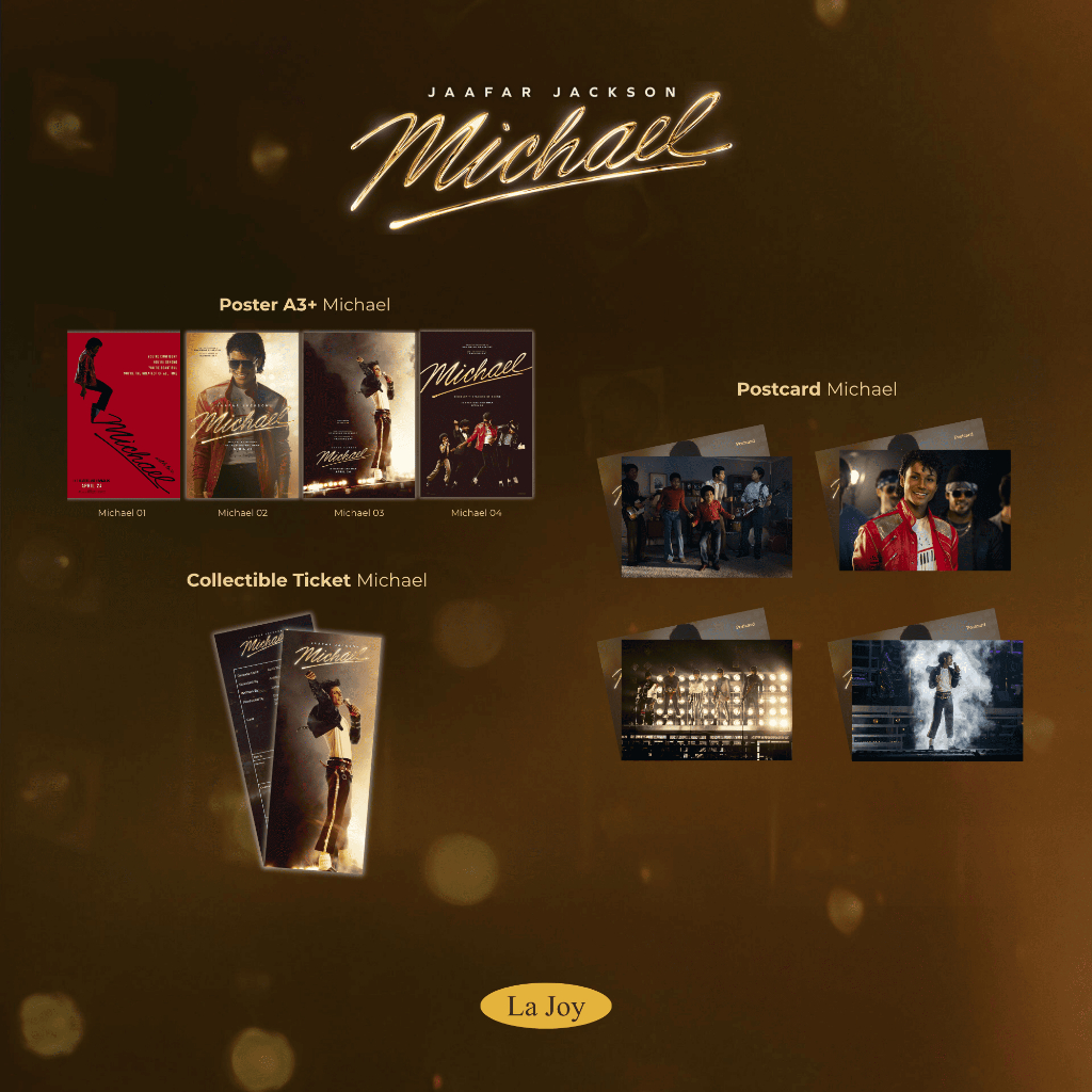 Poster Collectible Ticket Postcard Film MICHAEL Unofficial | Michael Jackson | La Joy by Velo Market