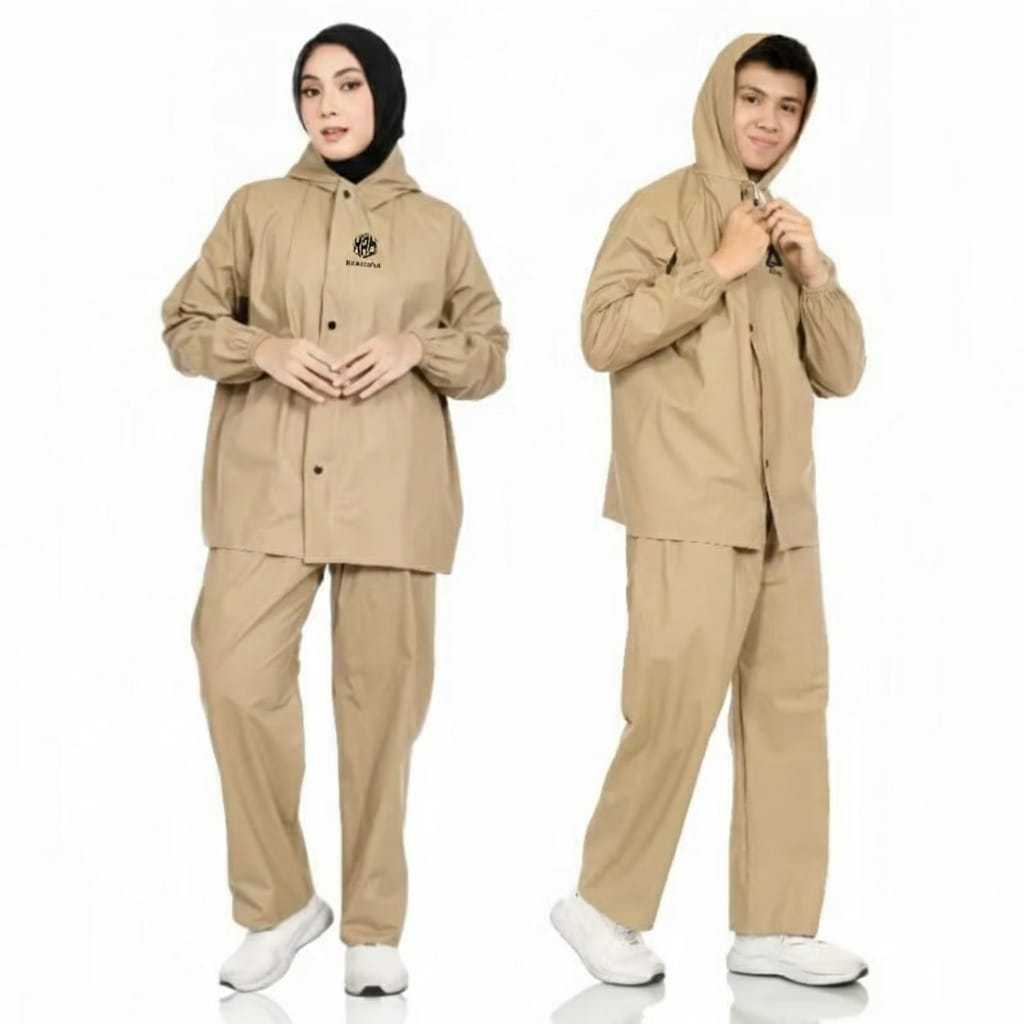 KHARISMA Jas Hujan  Setelan Jaket Celana PRIA & WANITA Mantel Anti Air Outdoor