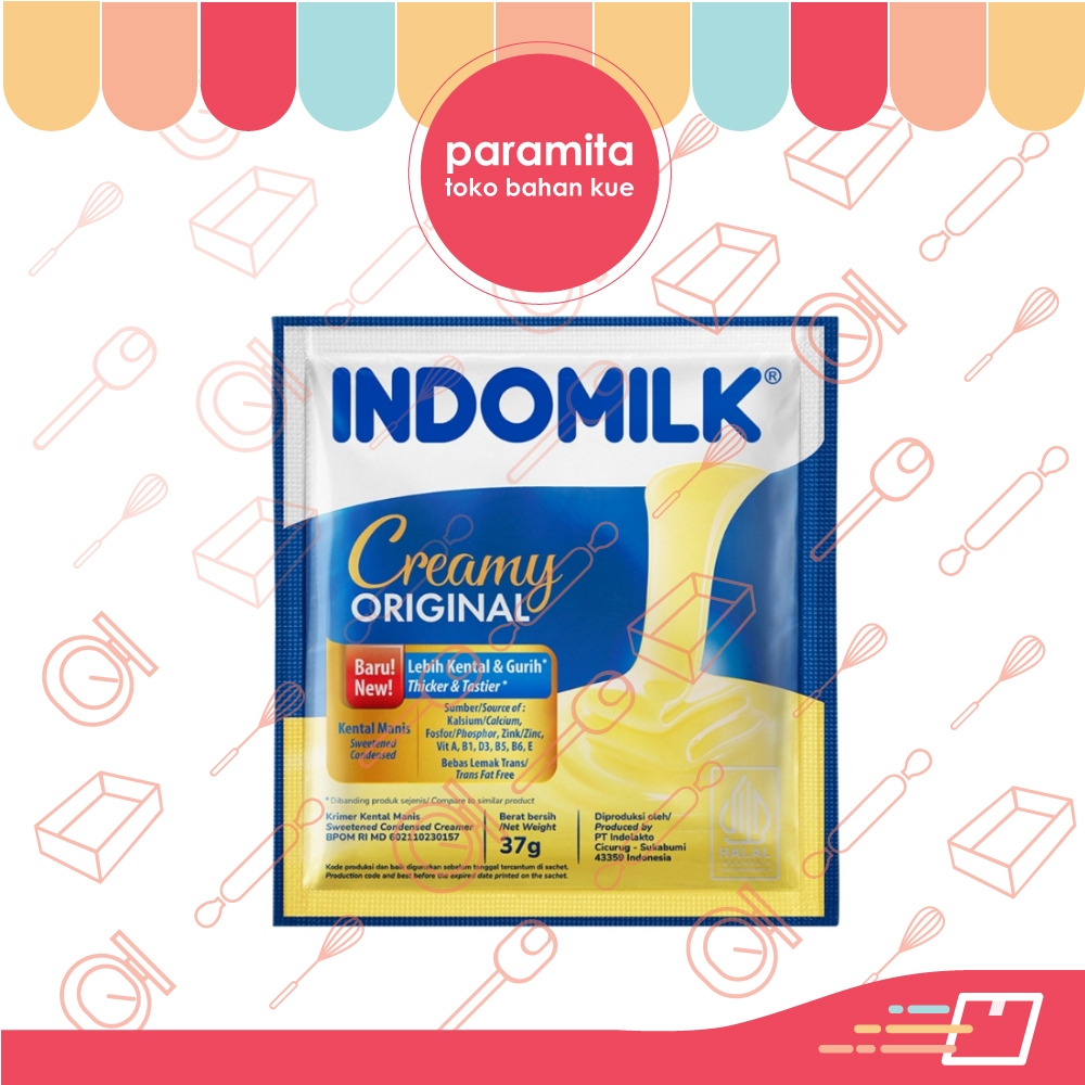 Indomilk Susu Kental Manis Sachet 37 gr - 1 Sachet