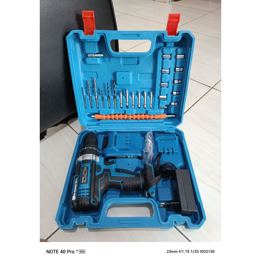 Bor Cordless Makita 2 Baterai 88V