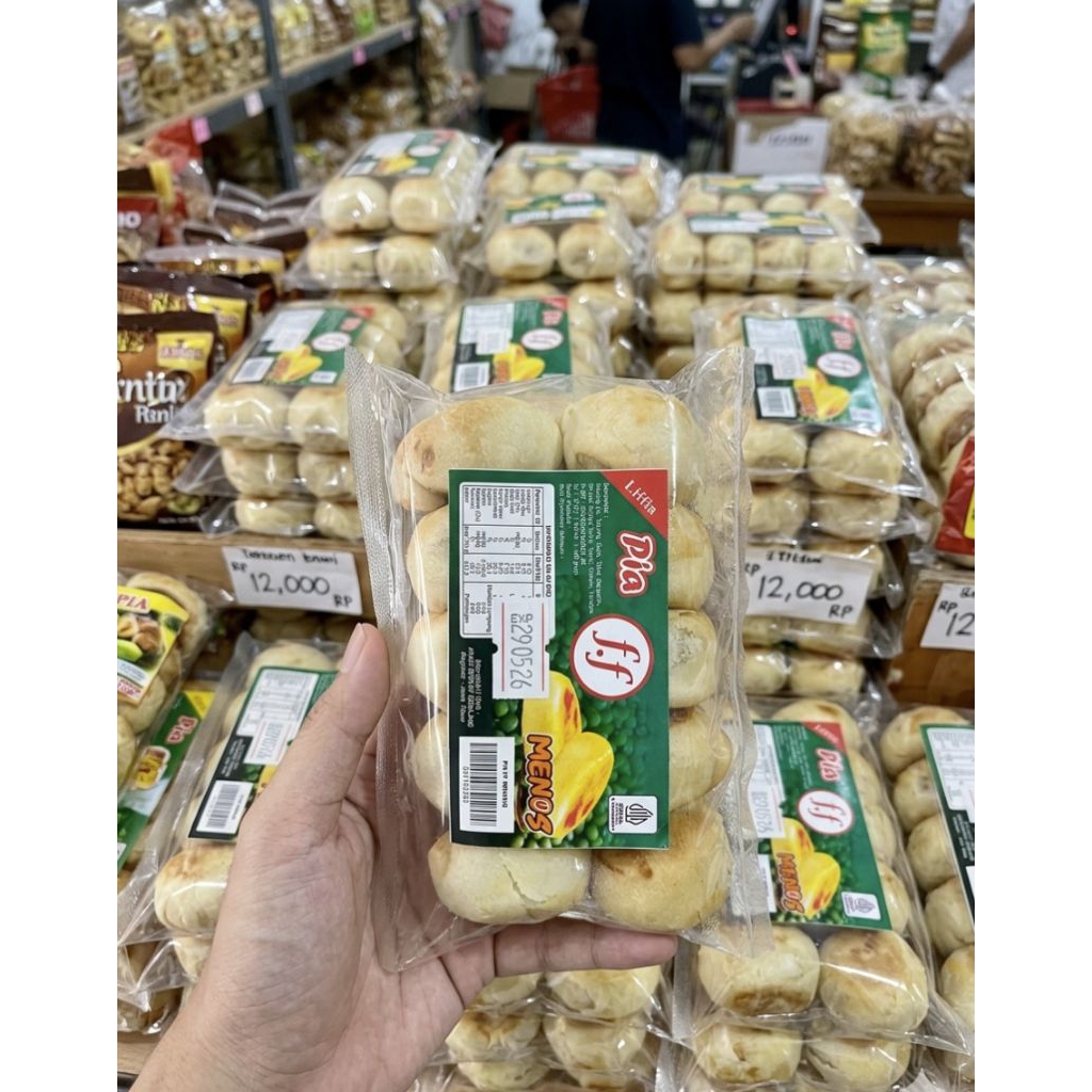 PIA MENUS (Basah) isi kacang ijo, Bakpia Basah Isi 10pcs kecil, PIA FF MENUS, Bakpia Oleh Oleh khas