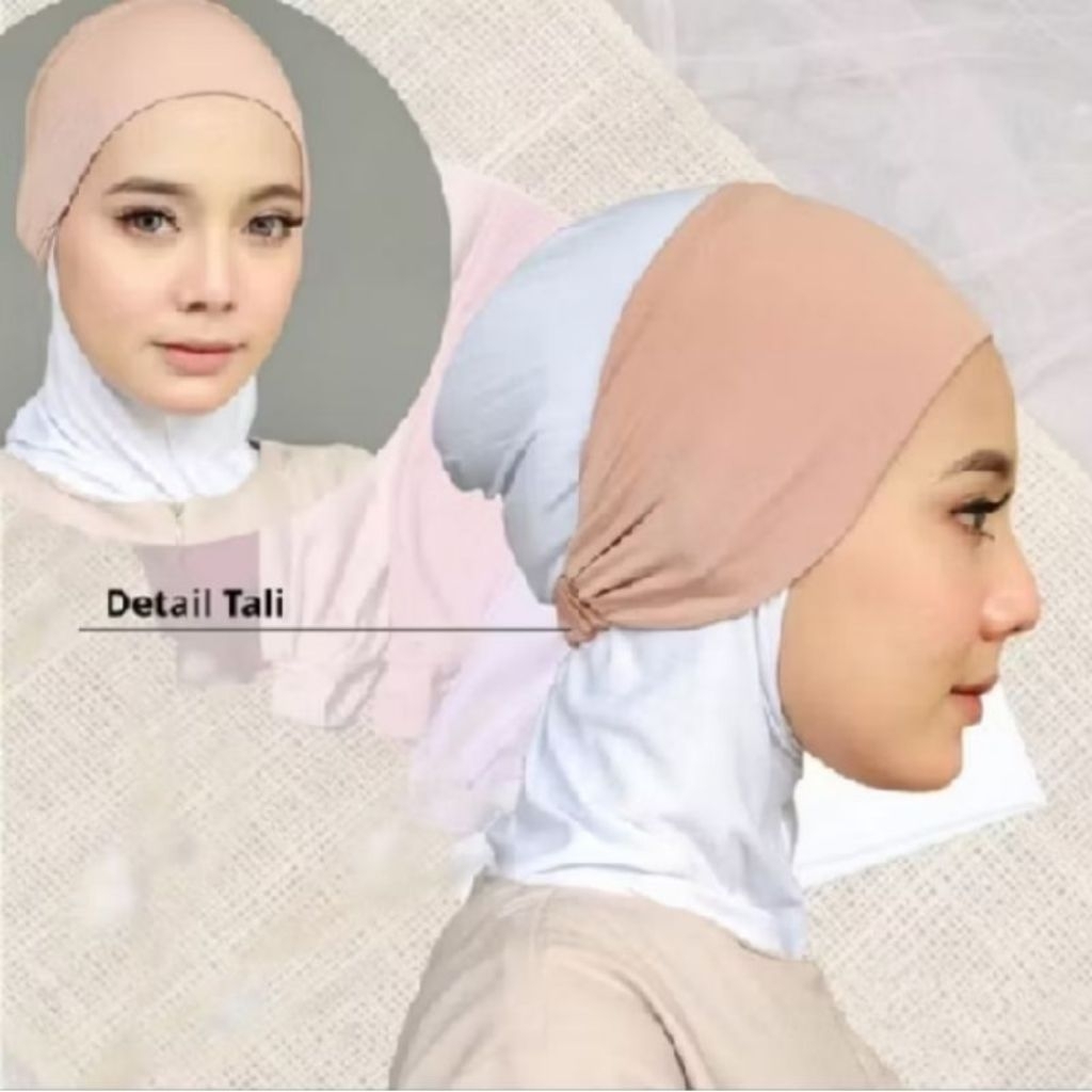 Ciput Bandana Kaos Karet Belakang | Inner Bandana Kaos Anti Pusing | Ciput Bandana Kaos Premium Anti