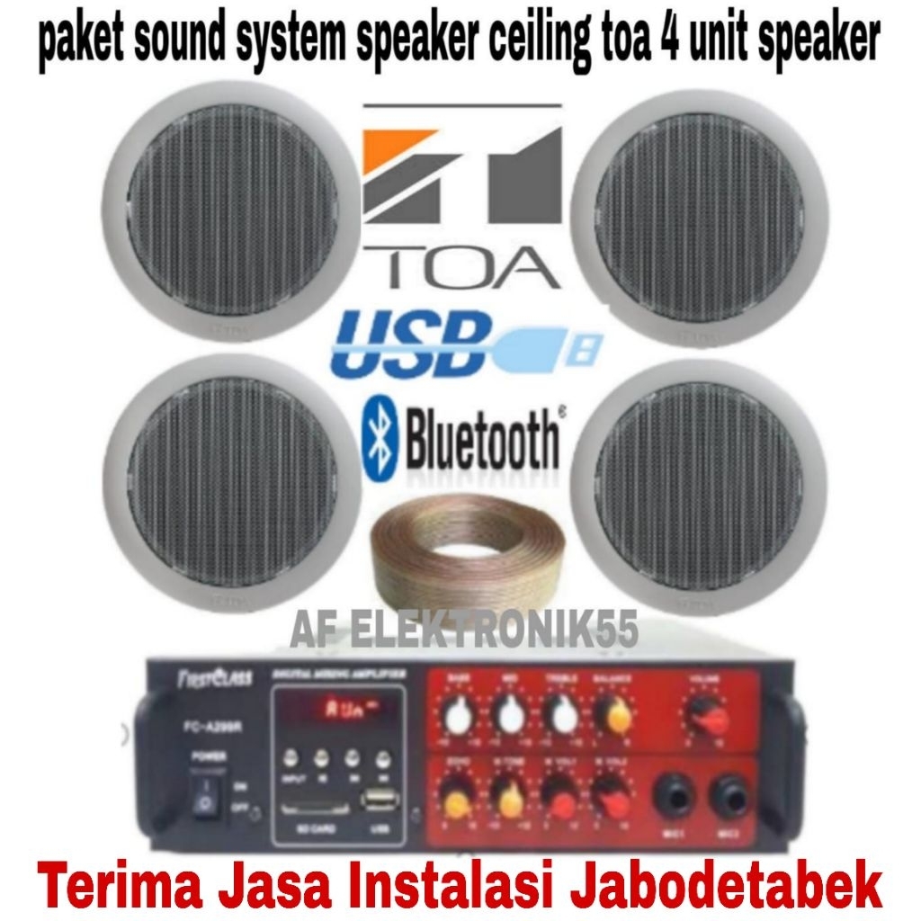 paket Sound System Speaker Ceiling