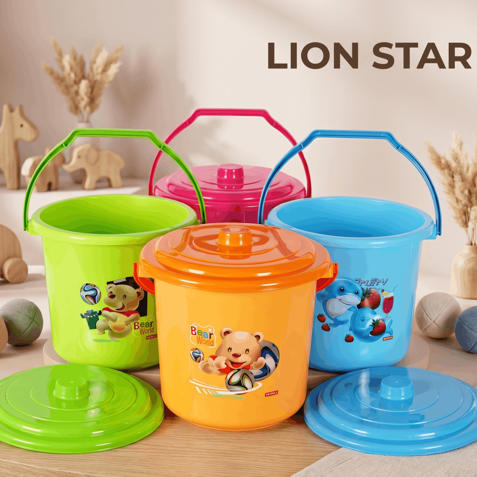 LION STAR EMBER TUTUP PLASTIK E-2 3 GALLONS 11 LITER PINK HIJAU BIRU ORANGE TEBAL