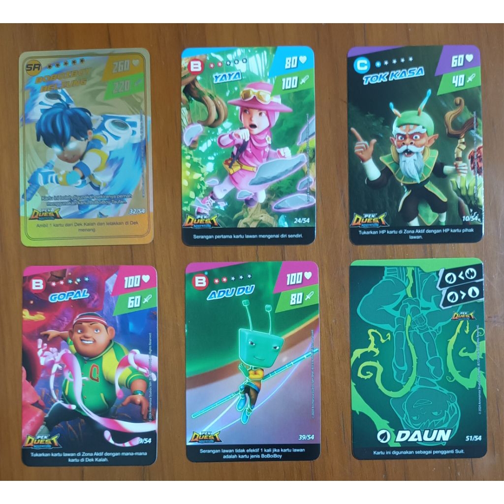 Set Monsta Galaxy Card Boboiboy Choki Choki & Monsta Play