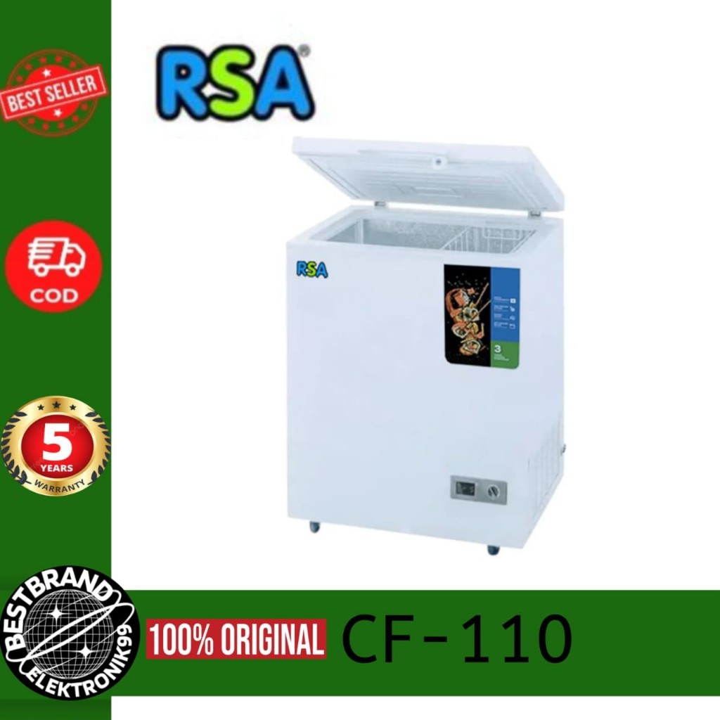 RSA CF-110 CHEST FREEZER 96LT CF110 CF 110