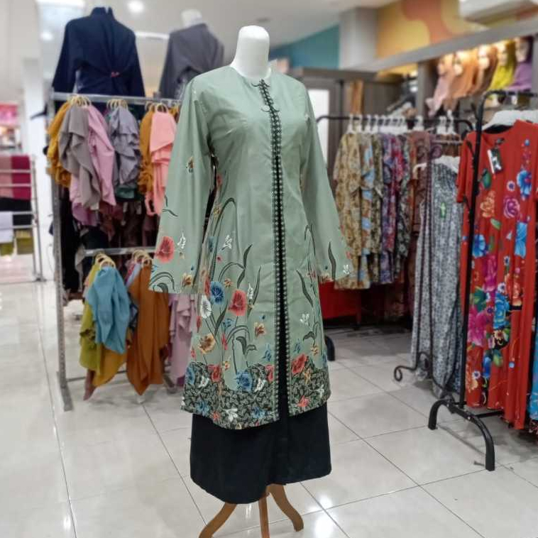 OUTER PREMIUM // LONG OUTER PANJANG // CARDIGAN BATIK UNGGUL JAYA // OUTER BATIK WANITA