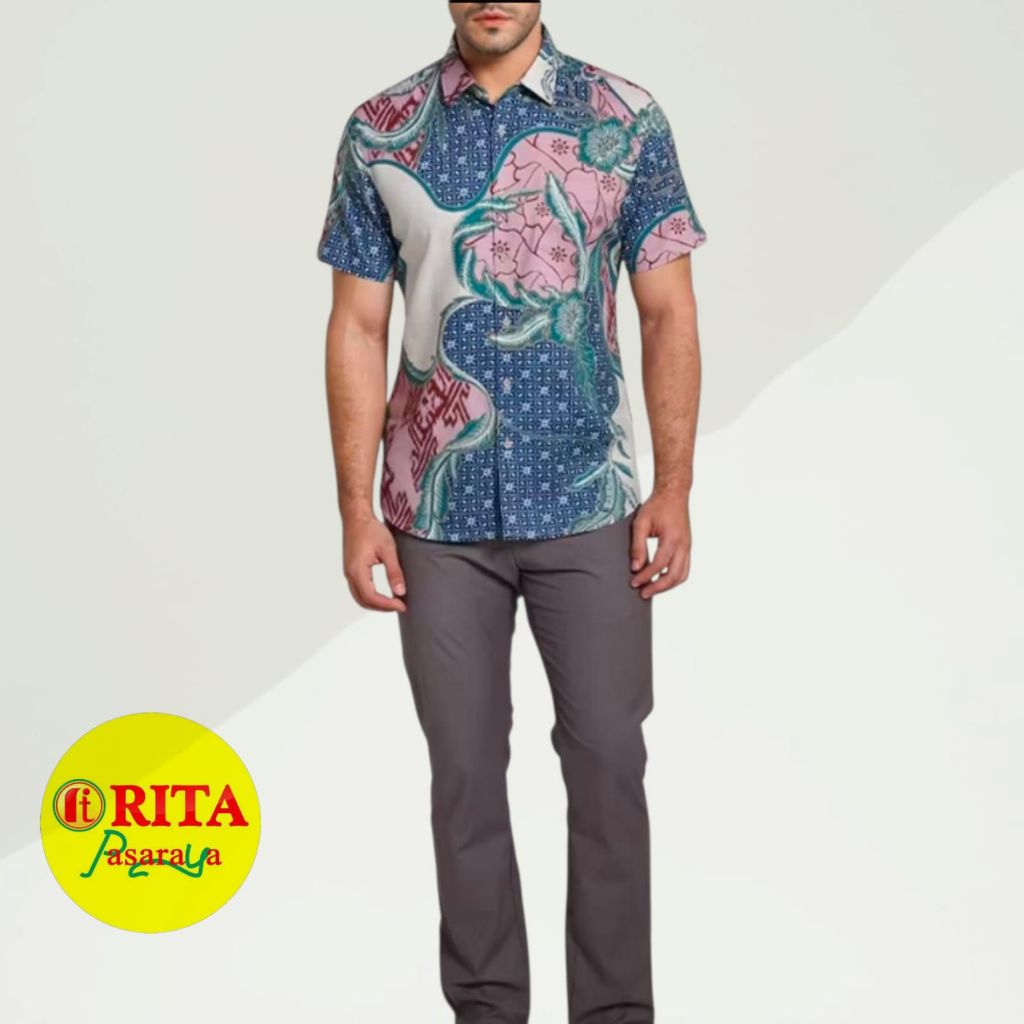 MOC Batik Lengan Pendek Pria